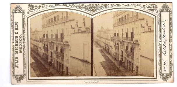 Julio Michaud E Hijo c1860 n12 hotel de Iturbide photo