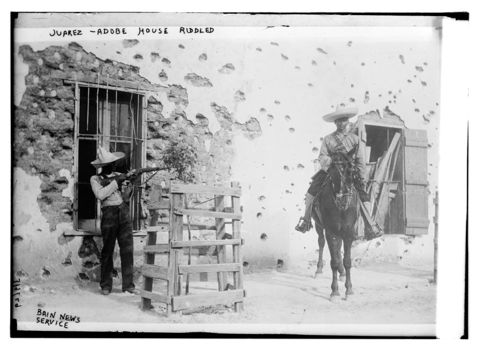 Juarez, Adobe house riddled LCCN2014689191