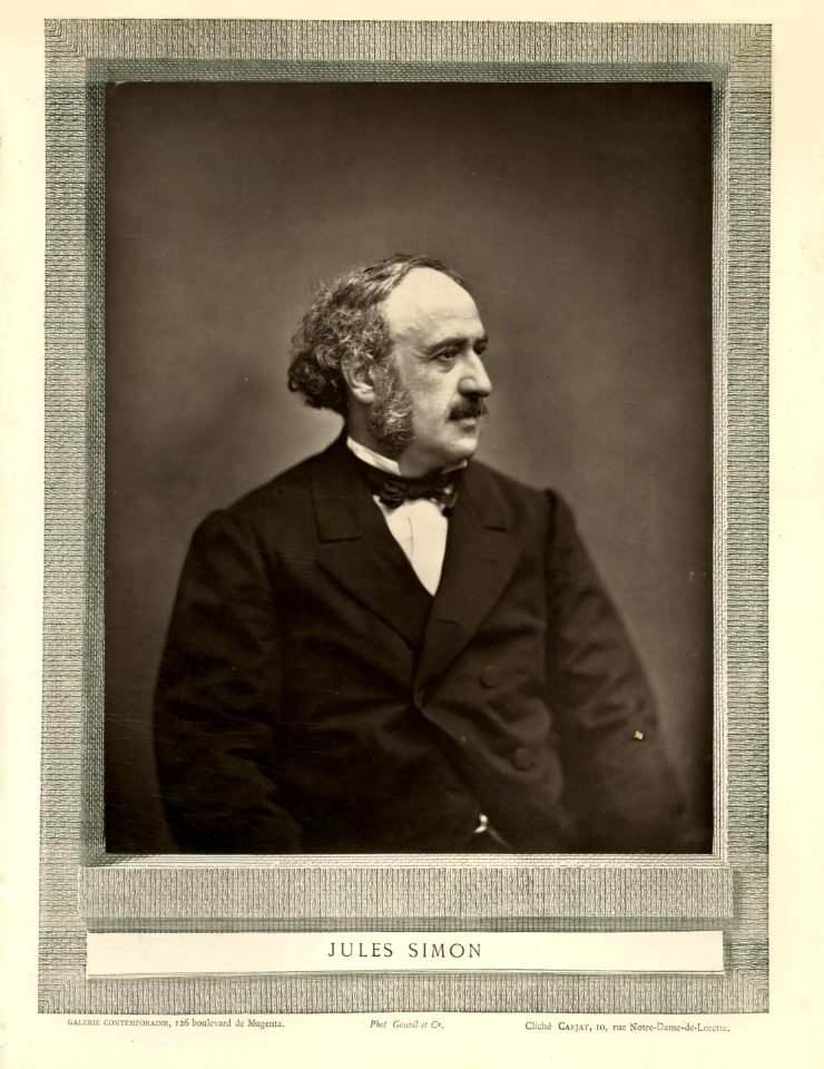 Jules Simon photographié par Étienne Carjat
