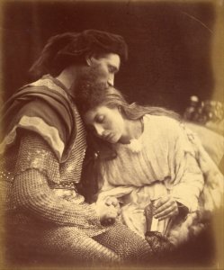 Julia Margaret Cameron (British, born India - Parting of Sir Lancelot and Queen Guinevere - Google Art Project photo