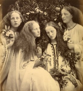 Julia Margaret Cameron (British, born India - The Rosebud Garden of Girls - Google Art Project