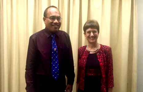 Judith Beth Cefkin and Taneti Maamau