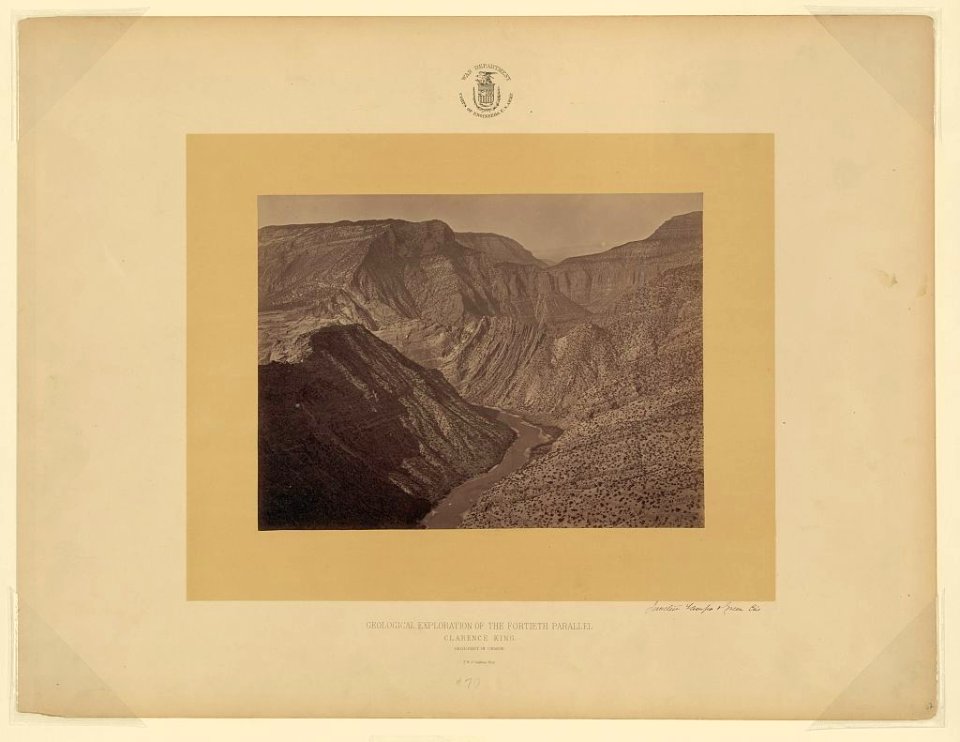 Junction of Yampa & Green Cñs - T. H. O'Sullivan, phot. LCCN2005689012
