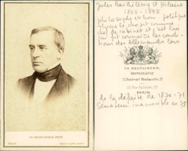 Jules Barthélemy-Saint-Hilaire - photographie Reutlinger