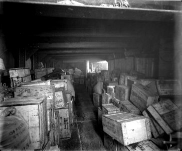Junior Army and Navy Stores Ltd warehouse on the 'Borodino' (1911) RMG G11016