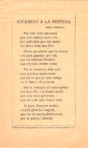 Jurament a la Senyera