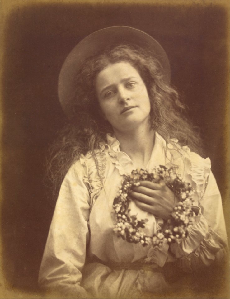 Julia Margaret Cameron (British, born India - For I'm to be Queen of the May, Mother, I'm to be Queen of the May - Google Art Project
