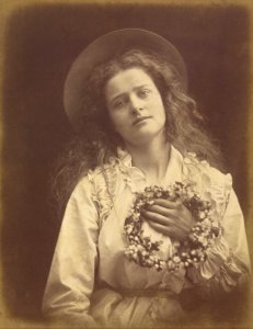 Julia Margaret Cameron (British, born India - For I'm to be Queen of the May, Mother, I'm to be Queen of the May - Google Art Project
