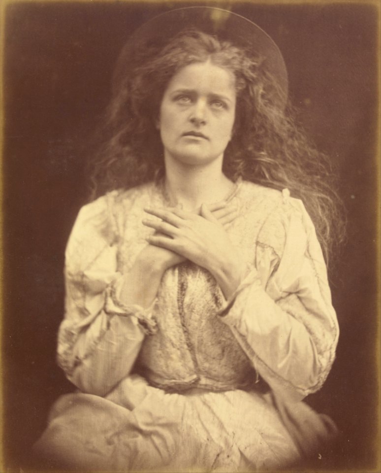 Julia Margaret Cameron - The blessed Music went that way my soul w... - Google Art Project