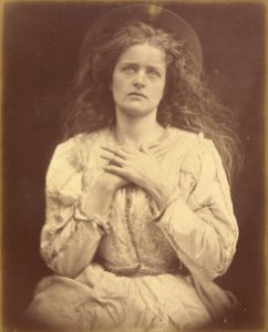 Julia Margaret Cameron - The blessed Music went that way my soul w... - Google Art Project
