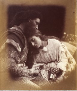 Julia Margaret Cameron - The parting of Sir Lancelot and Queen Guinevere - Google Art Project
