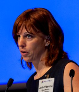 Julia Vitarello at Rare Disease Day at NIH 2020 (cropped)