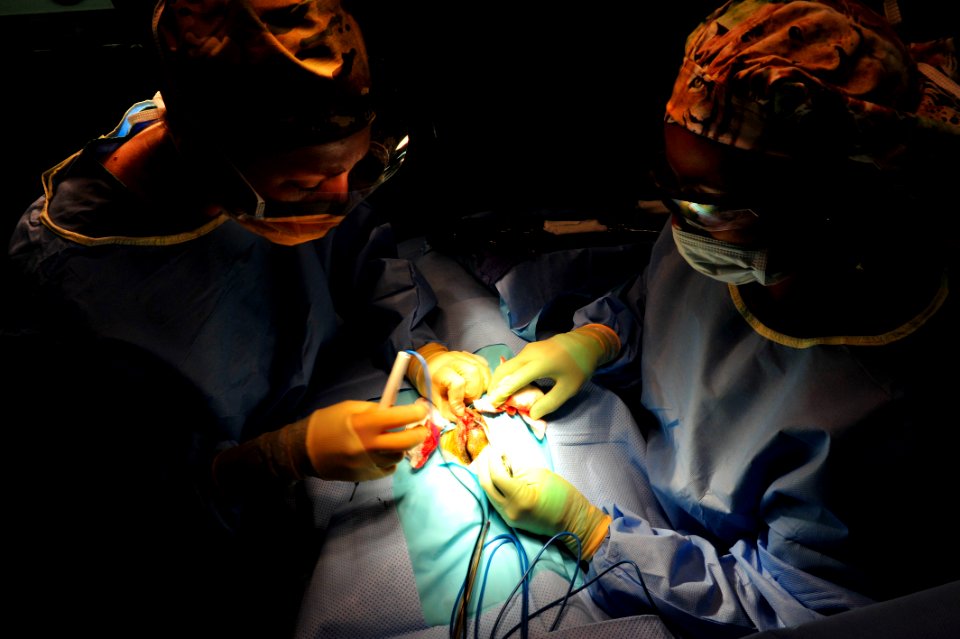 K-9 expeditionary medical surgery 141115-N-RY232-172