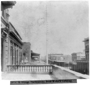 K Street, Sacramento, from Kohn's Bldg. LCCN2002722224