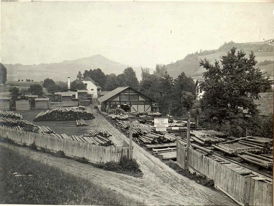 K.u.k. Holzlager. Sägewerk. Aufgenommen am 20.Juli 1916. (BildID 15477499)