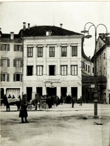 K.u.k. Stadtkommando im eroberten Belluno. (BildID 15417585)