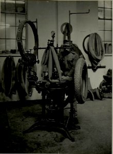 K.u.k. Kraftwagen Werkstätte in der Cellulosefabrik Villach. Vulkanisiererei. (BildID 15468291)