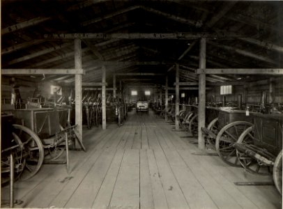 K.u.k.Verpflegsausrüstungs Magazin in Villach. Fahrküchendepot. Aufgenommen am 21. Juli 1916. (BildID 15477856)