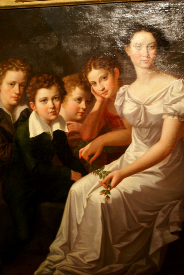 Józef Oleszkiewicz. Family portrait of the Tyszynskis