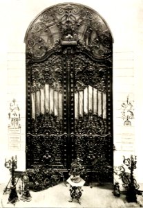 Jungfer-Budai királyi vár kapuja, Párizs, 1900
