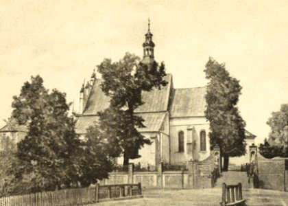 Jędrzejów, kościół św. Trójcy, ok. 1915