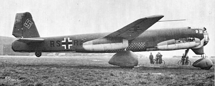 Junkers Ju 287 V1 side view