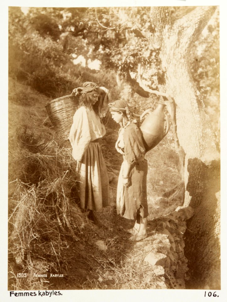 Kabyliska kvinnor, Algeriet - Hallwylska museet - 107963