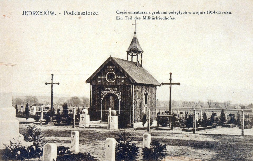 Jędrzejów. Podklasztorze, cmentarz, 1916