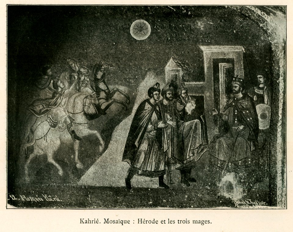 Kahrié Mosaïque- Hérode et les trois mages - Barth Hermann - 1913