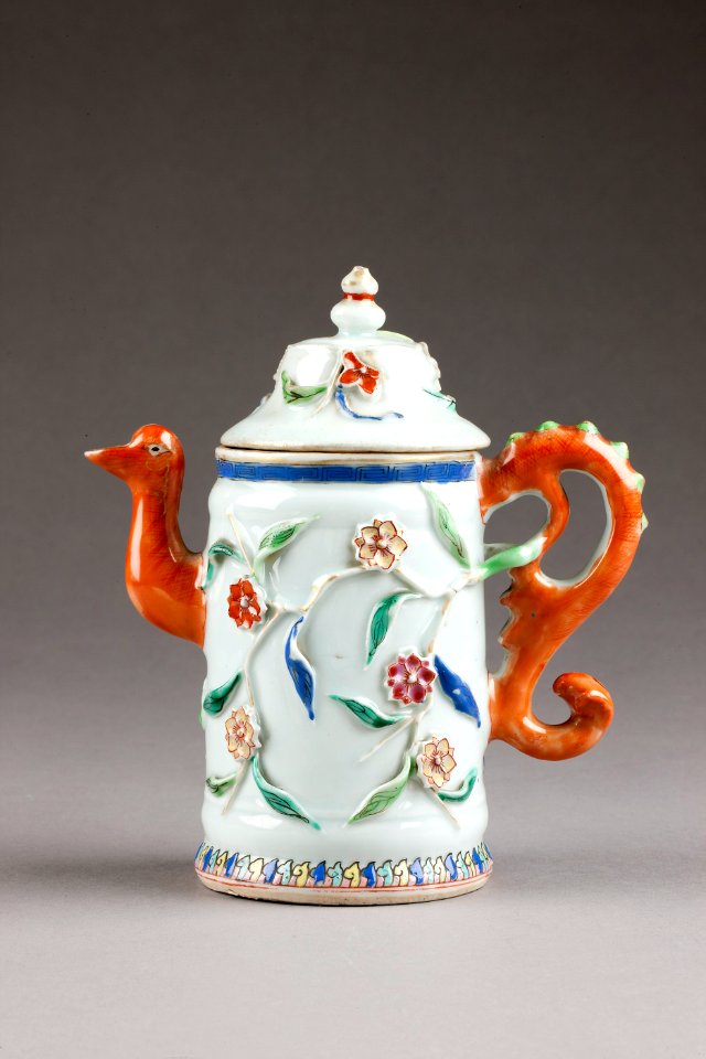 Kaffekanna gjord på 1800-talet i Kina - Hallwylska museet - 95891