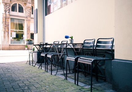 Tables chairs restaurants photo