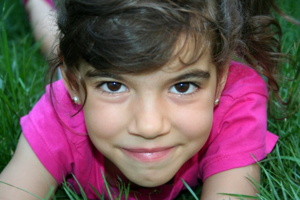 Girl portrait smile