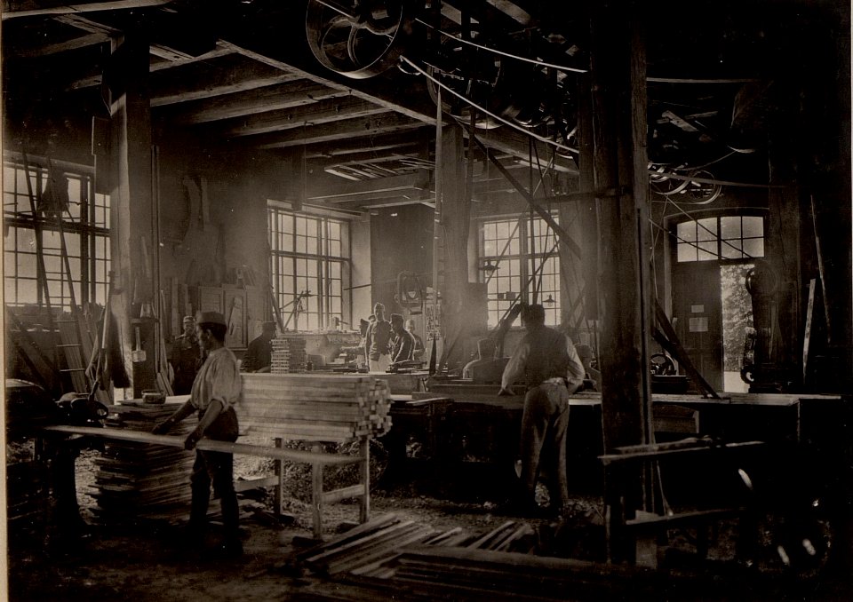 K.u.k. Etappenwerkstätte in Klagenfurt. Maschinenraum. (BildID 15476469)
