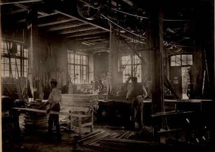 K.u.k. Etappenwerkstätte in Klagenfurt. Maschinenraum. (BildID 15476469)