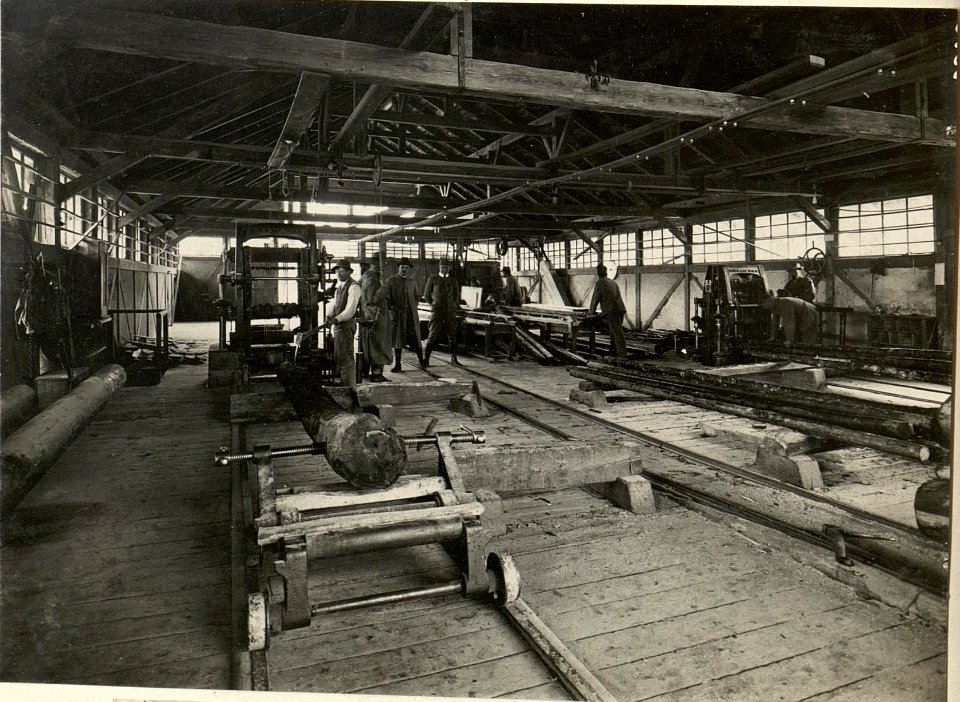 K.u.k. Holzlagerkommando in FELDKIRCHEN. Sägewerk. Aufgenommen am 20.Juli 1916. (BildID 15477506)