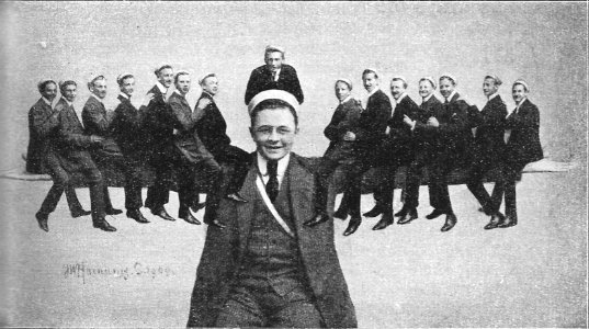 JW Hornung - Karl Dörner (FM) mit seinen Füchsen 1906 (TR479)