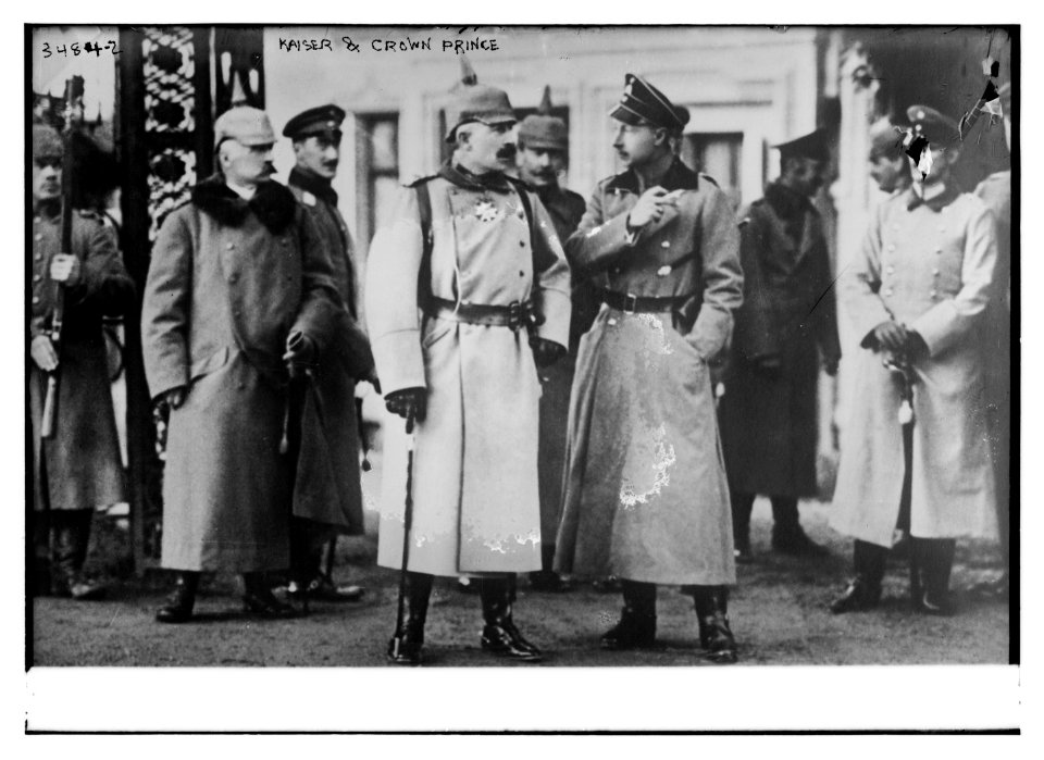 Kaiser and Crown Prince (in France) LCCN2014699068