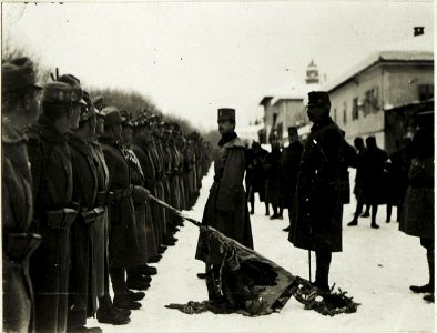 Kaiser Karl I,, Besuch in Tirol, Inspizierung der Truppe in Pergine (BildID 15415309)