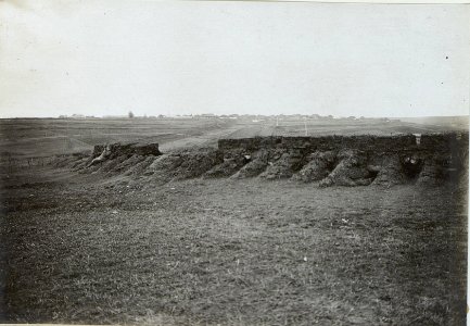 K.u.k. Schützenstellungen bei Sokolow an der Strypa, Jägerstützpunkt, Block von vorne (BildID 15438586)
