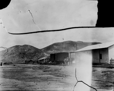 Järnvägsstationen. Santa Rosa, Sydamerika. Peru - SMVK - 002451