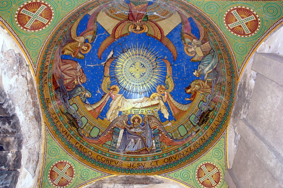 Jézus siratása, Fiumei úti sírkert (Dudits Andor alkotása, 1908)
