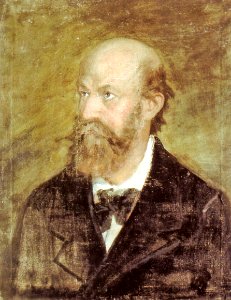 Jókai Mór-Róza Portrait of Mór Jókai