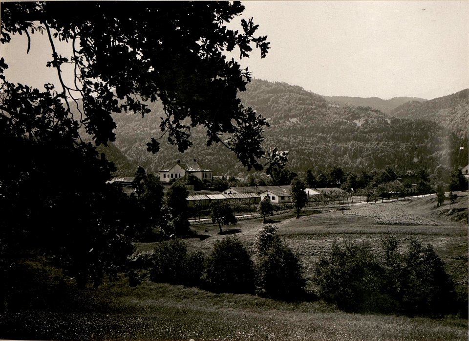 K.u.k.Feldspital Nr, 8-9 in Törl-Maglern. Gesamtansicht. (15-6.1917.) (BildID 15799013)