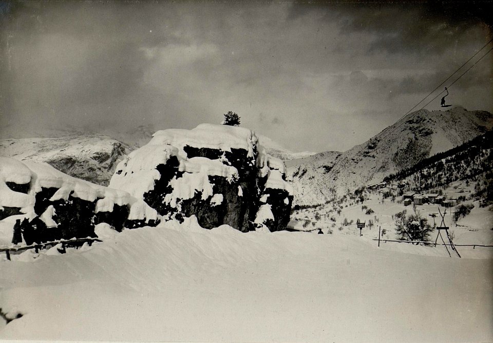 Kaiser Karl I. besucht das Plateau von Folgaria (Vielgereuth), 16.1.1917 (BildID 15549600)