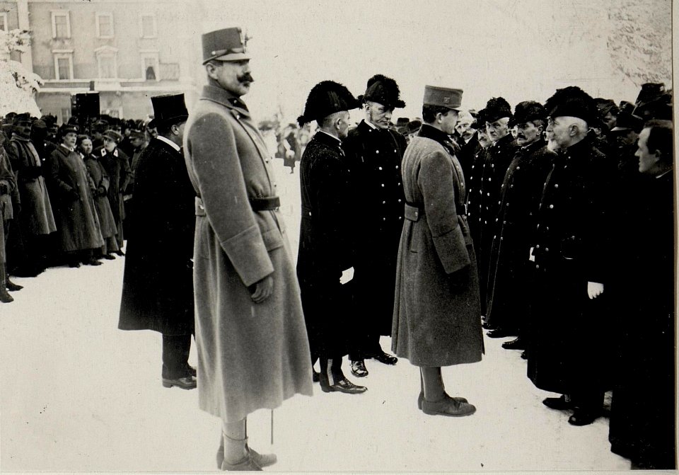 Kaiser Karl I. besucht Trient, 15.1.1917 (BildID 15549509)