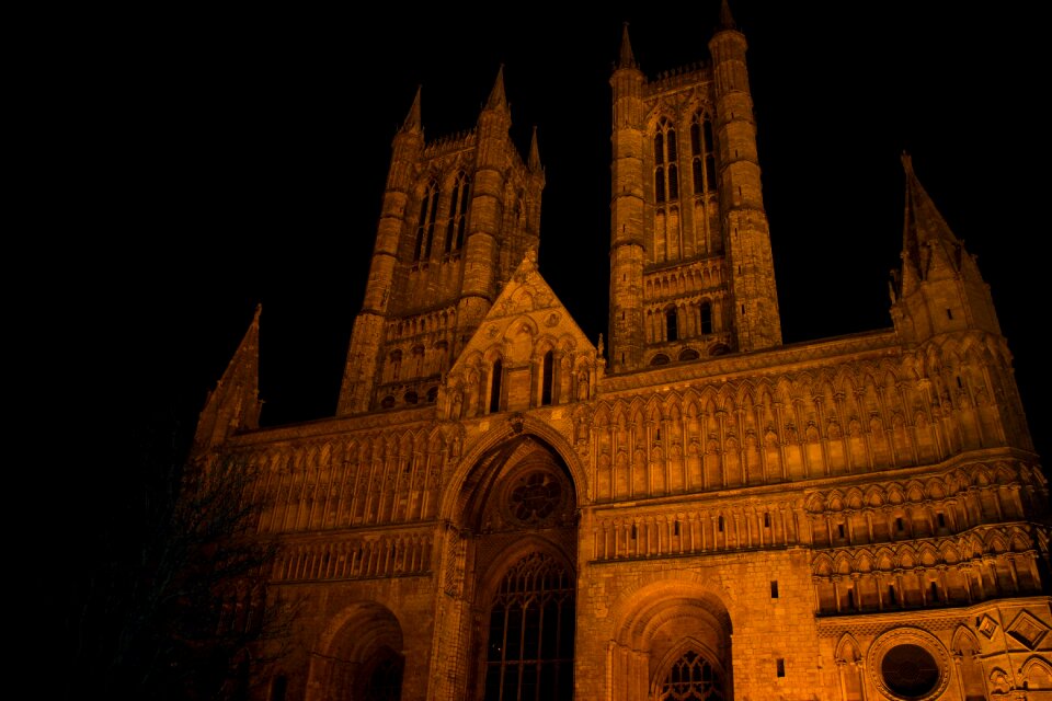 Church cathedral dark black building