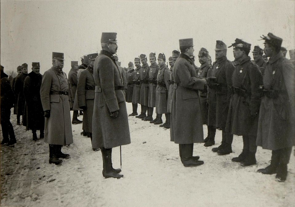 Kaiser Karl I. besucht Calliano, 16.1.1917 (BildID 15549572)