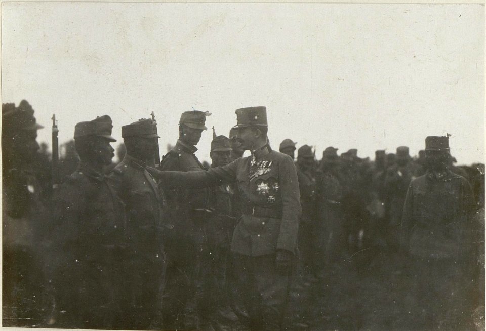Kaiser Karl I. besucht das 9. Korps in Podhorce (BildID 15544174)