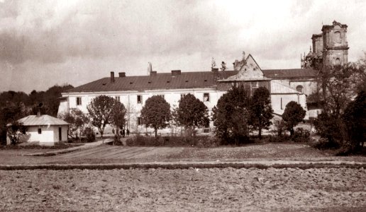 Jędrzejów. Opactwo cystersów, widok od południa, V.1916
