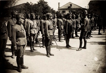 Kaiser Karl I. in Triest während seiner Frontreise an die Isonzofront, Istrien, Kärnten und Vorarlberg, die vom 1. Juni 1917 bis zum 6. Juni 1917 dauerte (BildID 15565002)